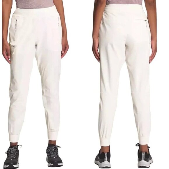 The North Face Womens Plus Size 3X Bridgeway Joggers in Gardenia White NWT - Picture 1 of 16